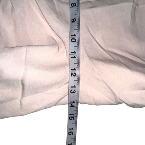 NWOT Cinq A Sept Ruthy Side Sequin Stripe Blush Pink Pleated Front Pants 4 - Picture 8 of 9